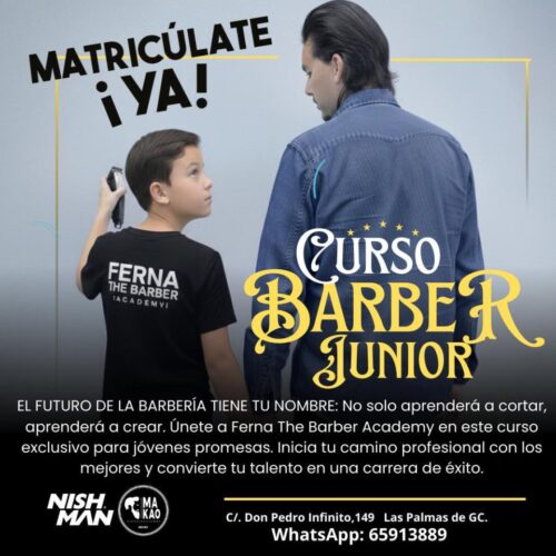 CURSO JUNIOR 5 MESES ACADEMIA FERNA THE BARBER